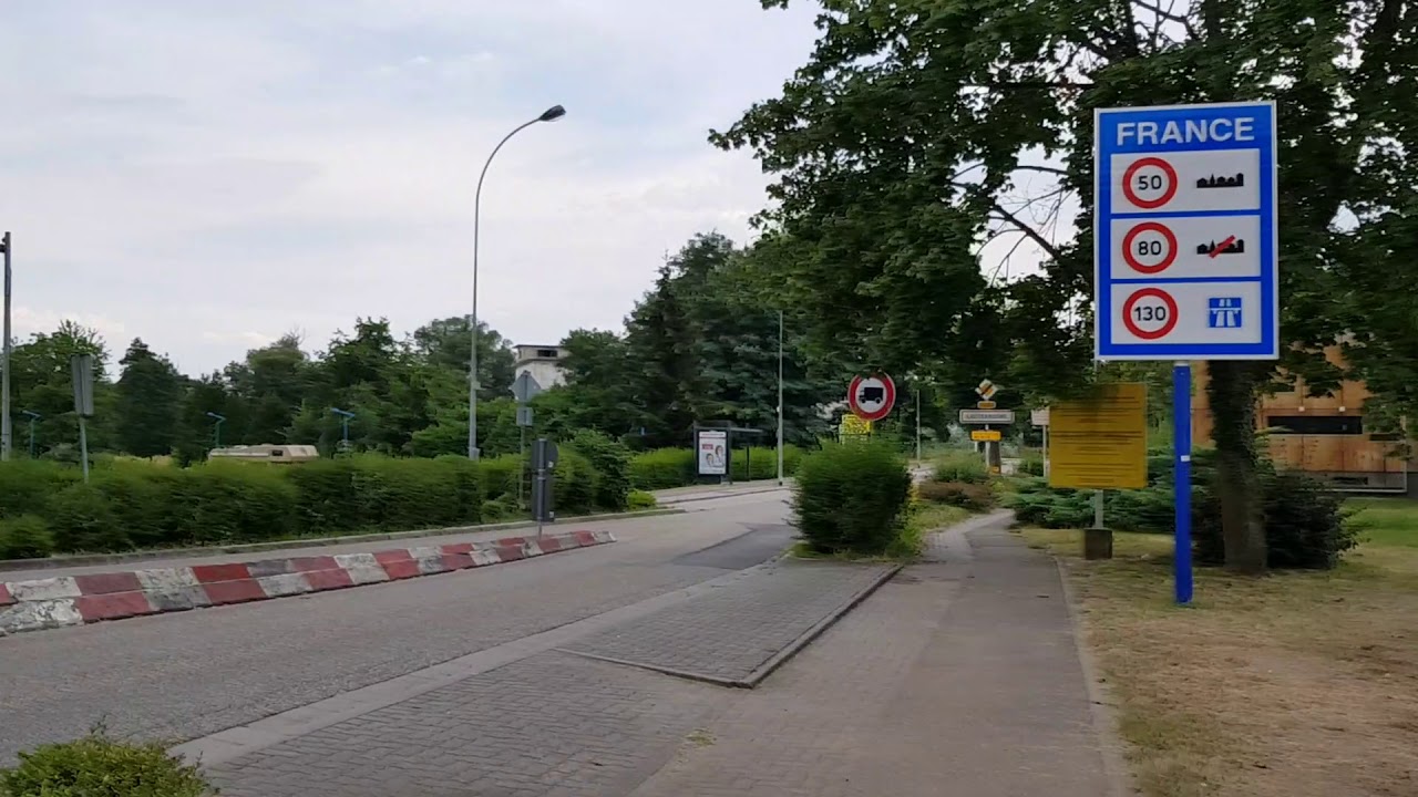 De Neulauterburg/Allemagne a Lauterbourg/FR       Von Neulauterburg/DE nach Lauterbourg/Frankreich