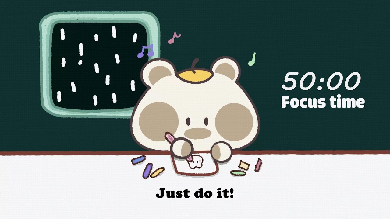 Slow Down & Focus 🌧️ | Pomodoro 50/10 🍅 2 Hour Lofi Focus Music + Rain Sounds