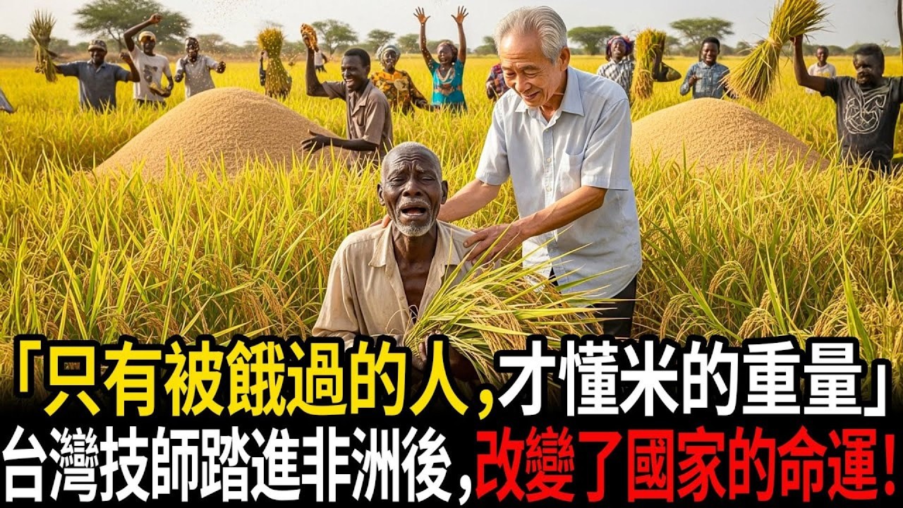 「只有被餓過的人，才懂米的重量」台灣技師踏進非洲泥土後，改變了一個國家的命運！#感人故事 #老年故事 #口述故事 #人生故事