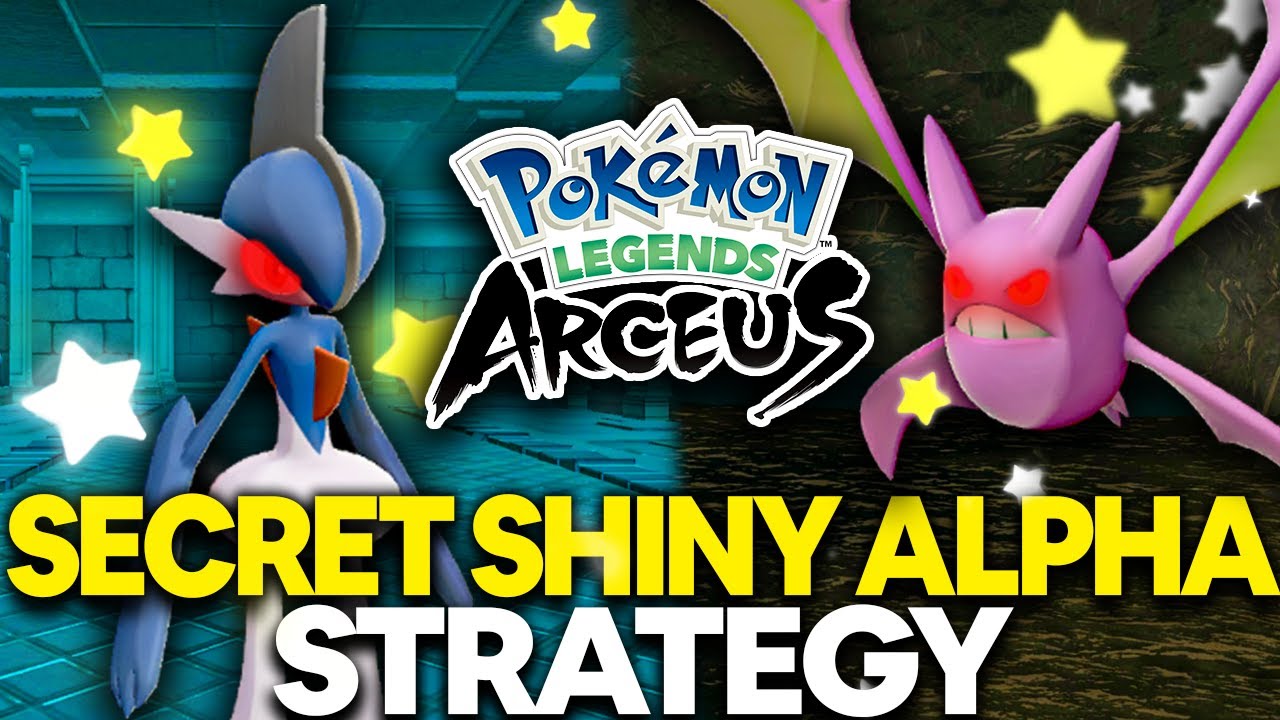SECRET SHINY ALPHA Pokemon Strategy in Wayward Cave and Snowpoint Temple - Pokemon Legends Arceus