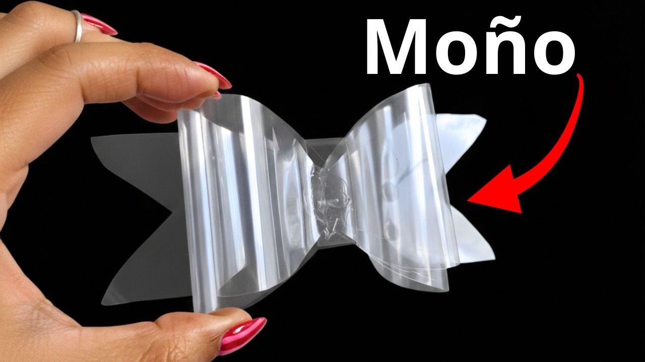 Cómo Hacer un MOÑO TRANSPARENTE || increíble paso a paso