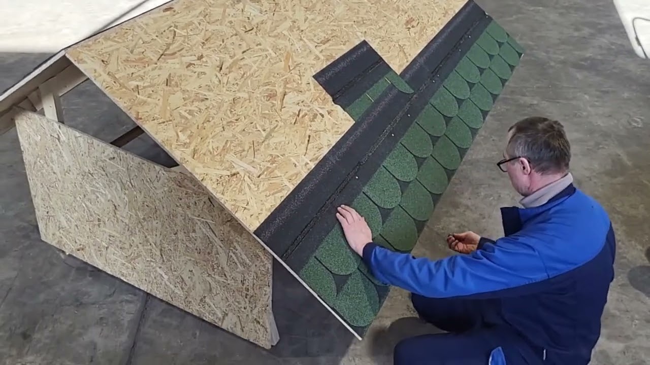 TIMBELA Beaver shingles placement on the roof