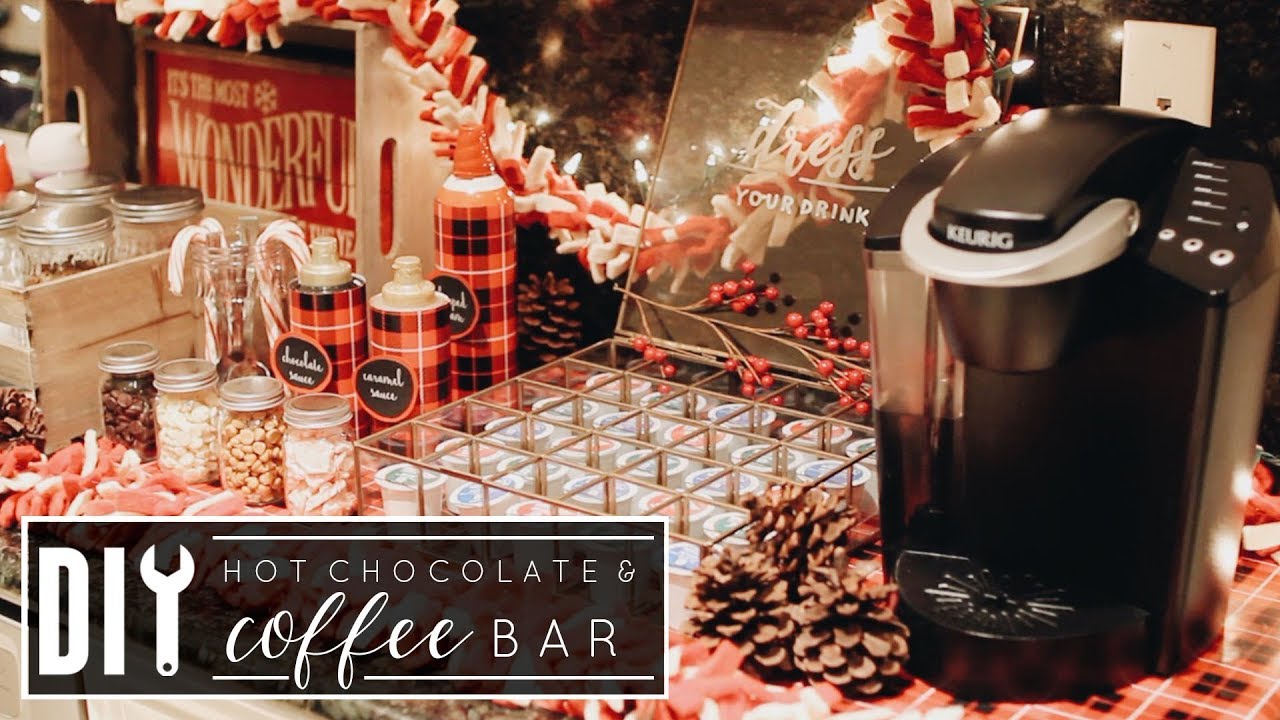 DIY Hot Chocolate & Coffee Bar | Christmas 2017