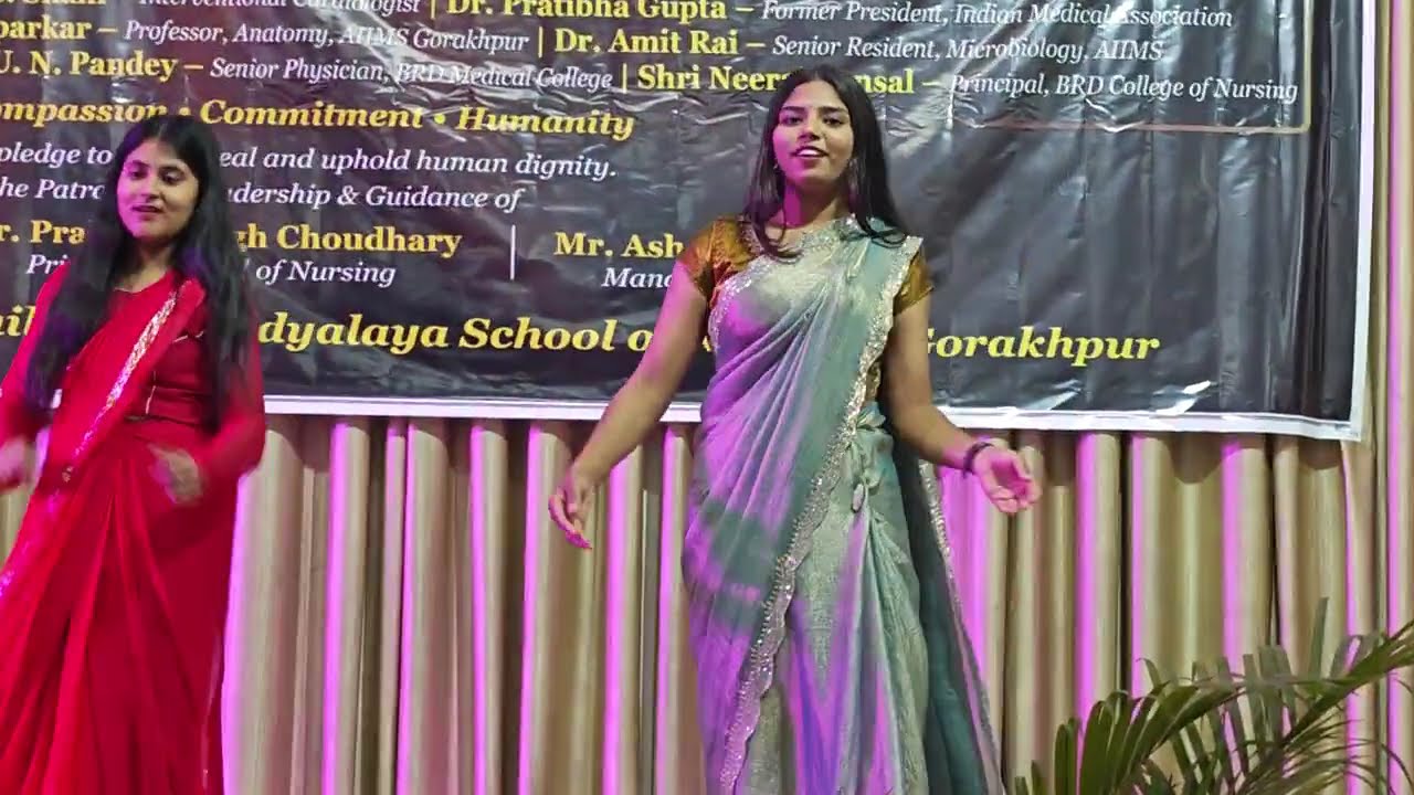 On the occasion of lamp lighting ceremony at Gangotri Devi School 