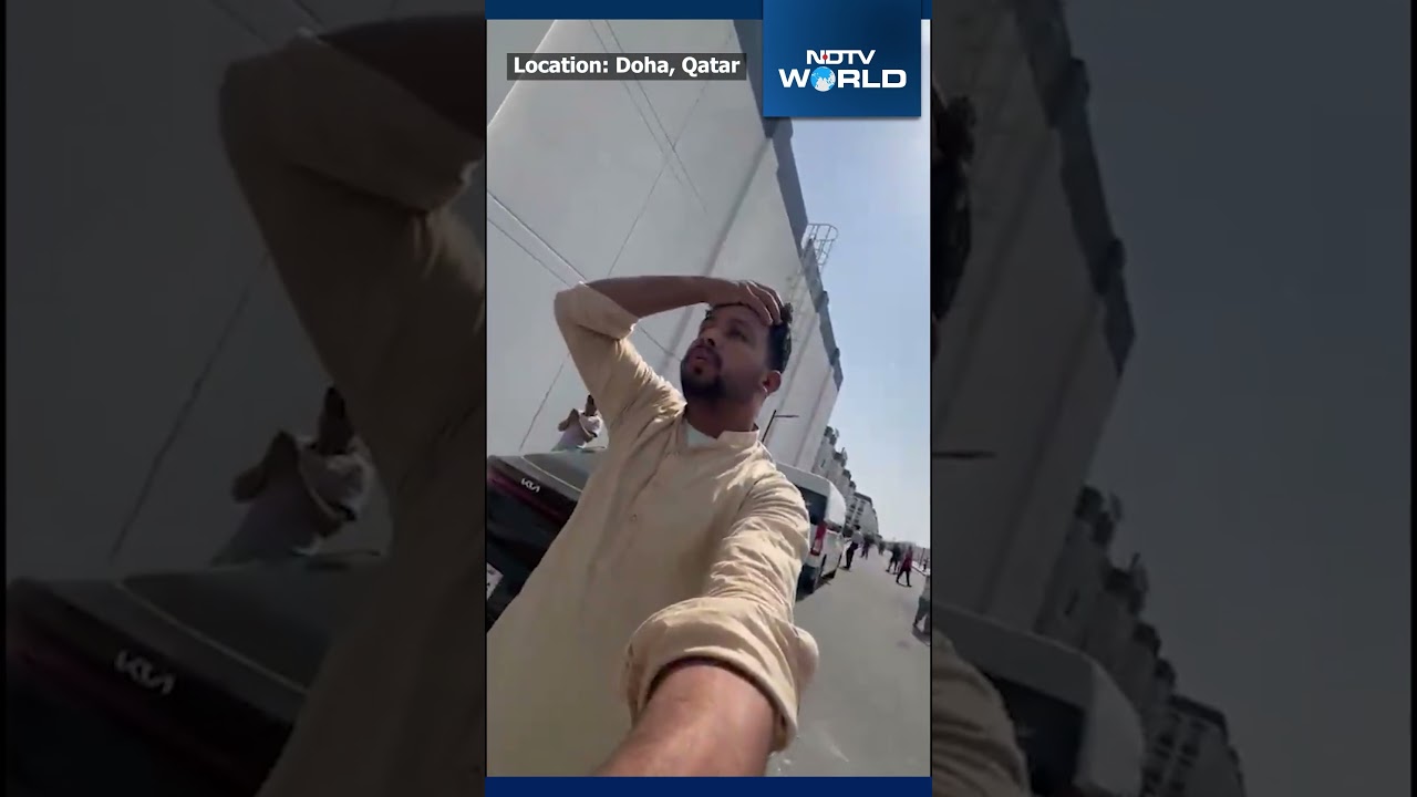 On Camera, Man Yells &ldquo;Side Ho Jaa&rdquo; As Iranian Missile Falls From Sky And Blows Up In Qatar