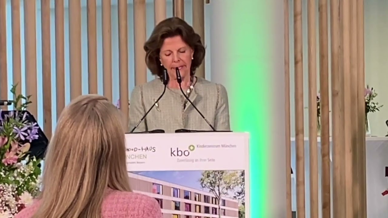 K&ouml;nigin Silvia von Schweden: Einweihung des Childhood-Haus beim kbo-Kinderzentrum M&uuml;nchen