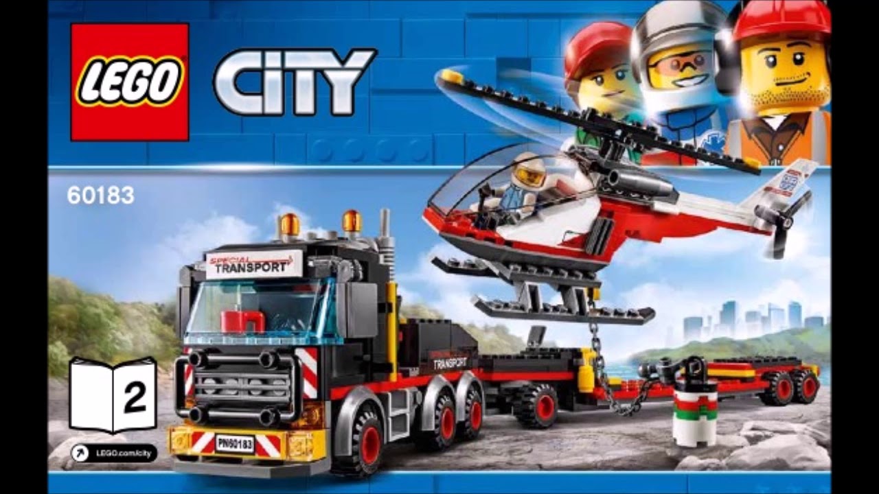 LEGO CITY 60183 Heavy Cargo Transport Instructions