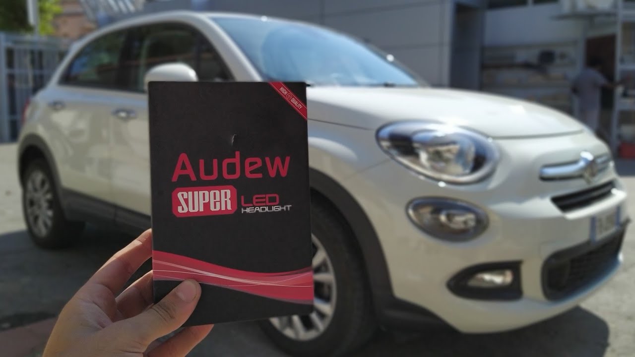 FIAT 500X - Sostituzione Lampade Alogene - AUDEW H4 LED 8400 LM 6000K