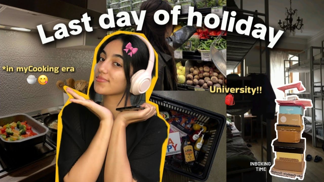 LAST DAY OF VOCATION🌚💗✨| تقديت كولشي 🥬🥩،،شريت أدوات للجامعة ✏️📚 ,,دوزت النهار معاكم❤️...
