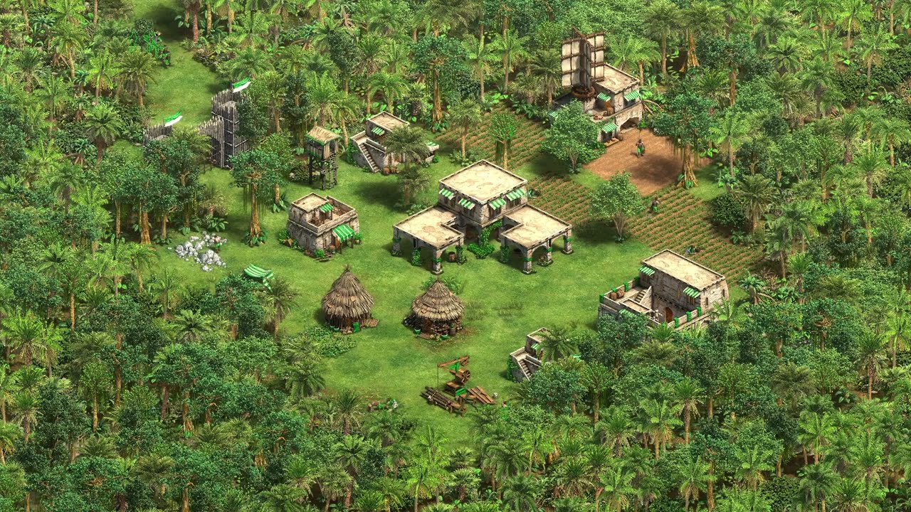 AoE2 Ambience - Jungle Village (Peaceful Sounds for Studying & Sleeping)