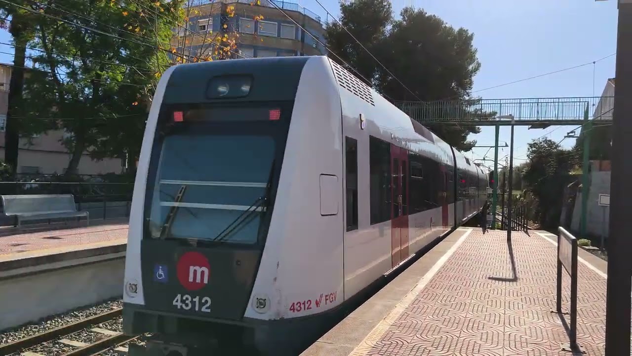 Estación de Picassent | Metrovalencia | L1 | 4K