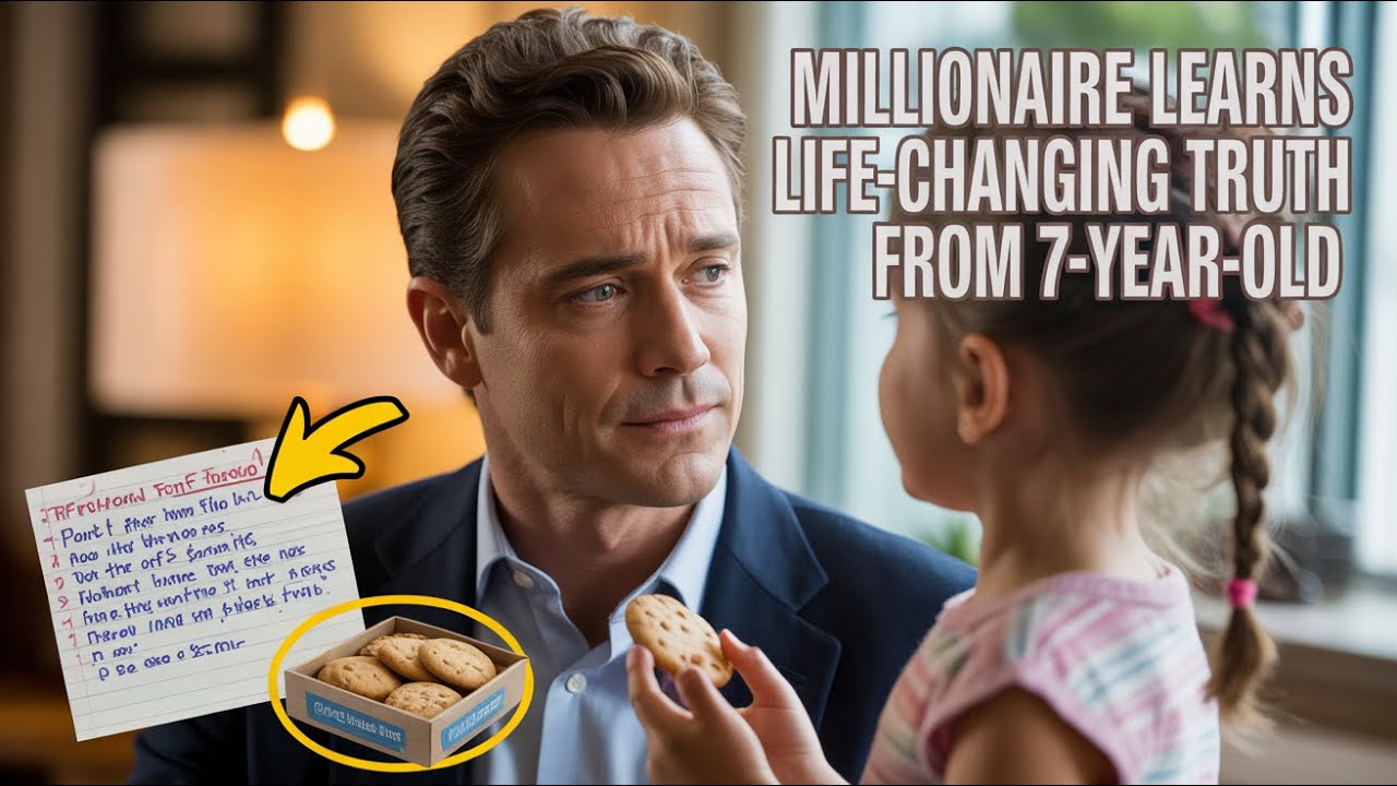 Heartwarming Moment: Millionaire Discovers Life-Changing Truth When 7-Year-Old Girl Knocks on Hi...
