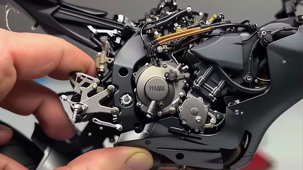 Мужчина создает гиперреалистичную Yamaha в масштабе | @kotascalemodel