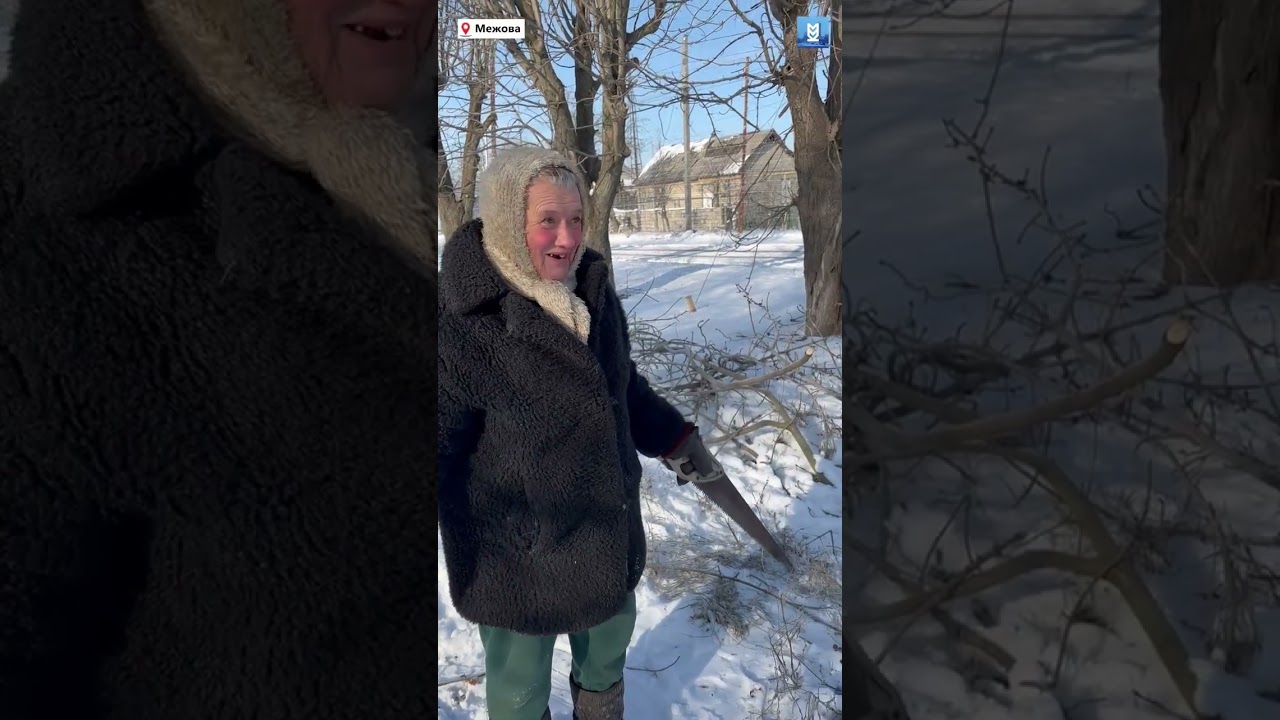 💔Прифронтова Межова…🥹10 гілок на санчата…Але… не більше…
