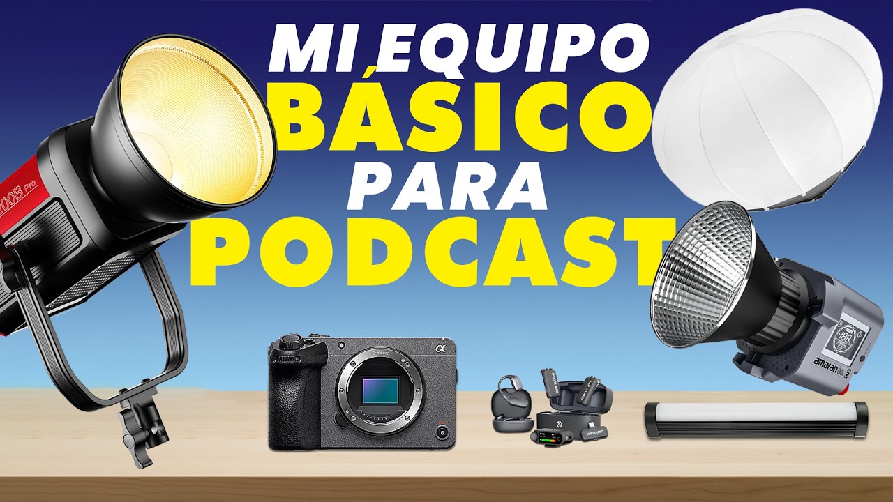 EQUIPO de bajo costo para PODCAST.
