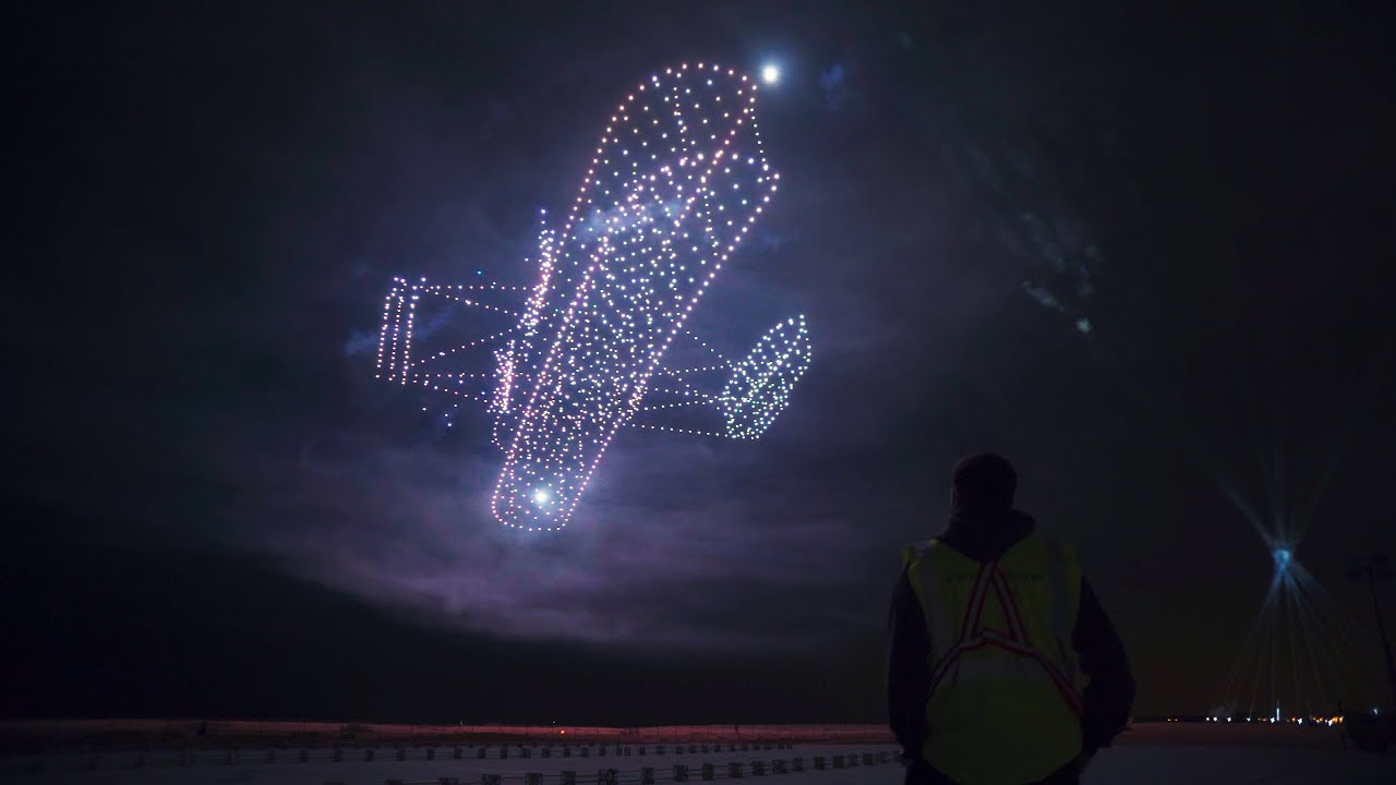 10,500 Drone Show Highlighted Saudi Aviation Airshow 2025