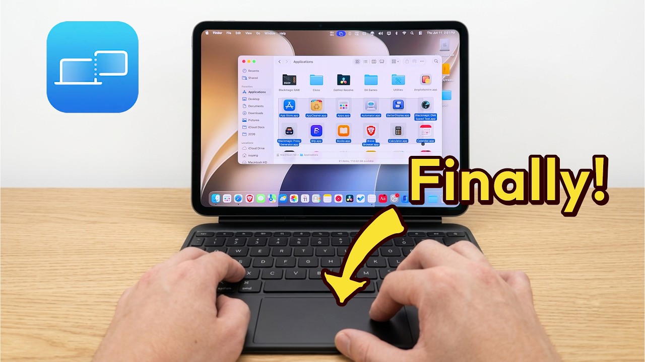 Наконец-то можно использовать трекпад с Sidecar (macOS 27)