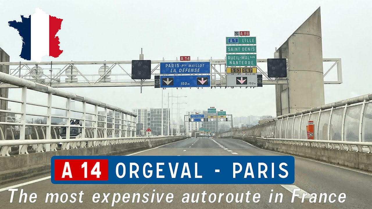France (F): A14 Orgeval - Paris