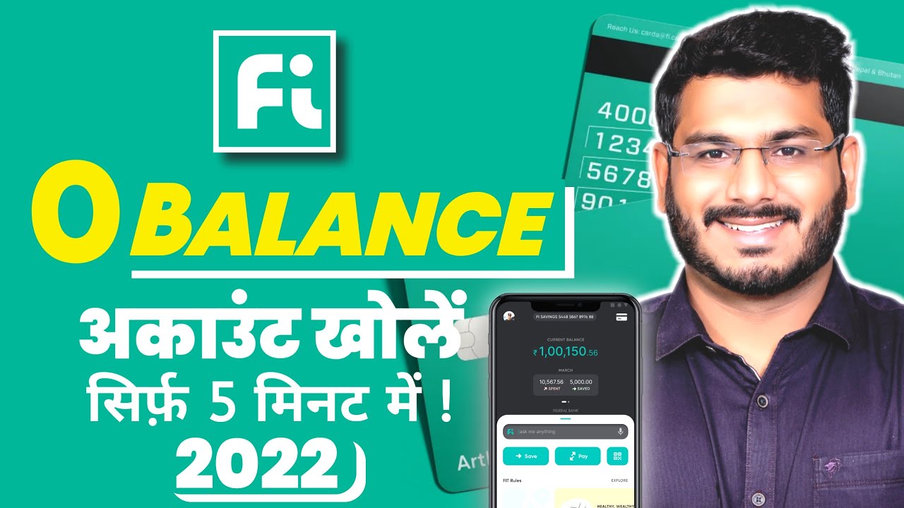 Fi Money Zero Balance Savings Account - Online Opening