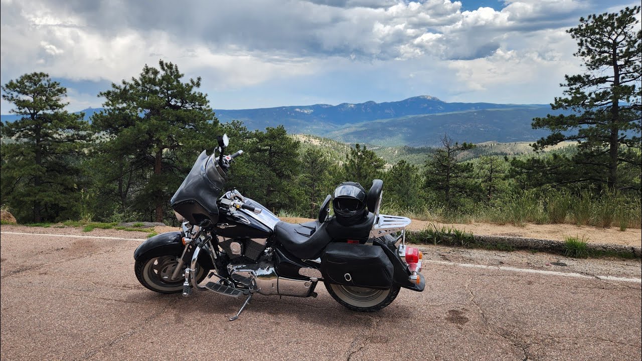 Motorcycle Riding in Colorado Mountains