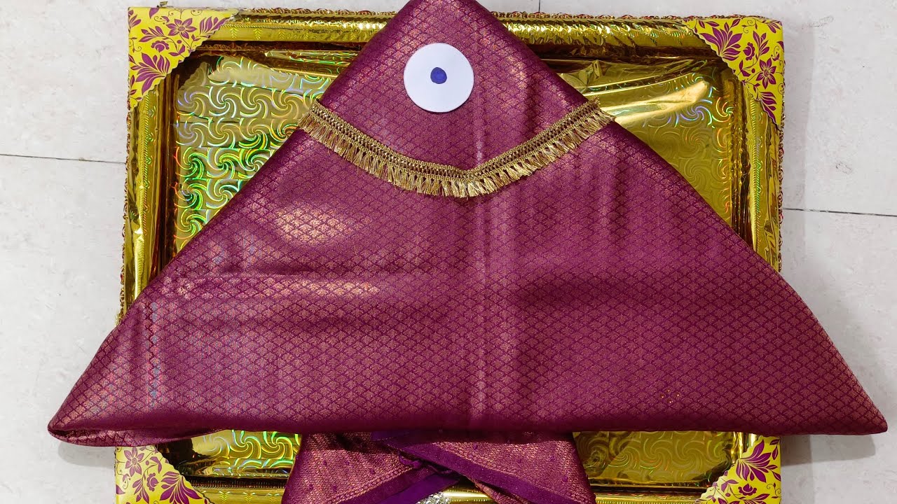 Wedding Tray Decoration / Saree Packing Ideas / Totto Sajano / Fish Using Saree / Wedding Trousseau