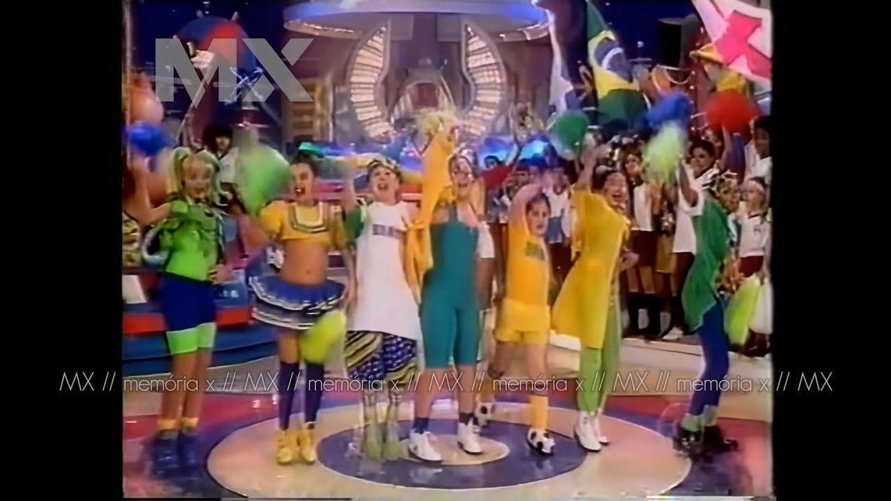 OxGênios cantam Vai Brasil - Xuxa Park 04/07/1998 [1080p 60fps Remasterizado]