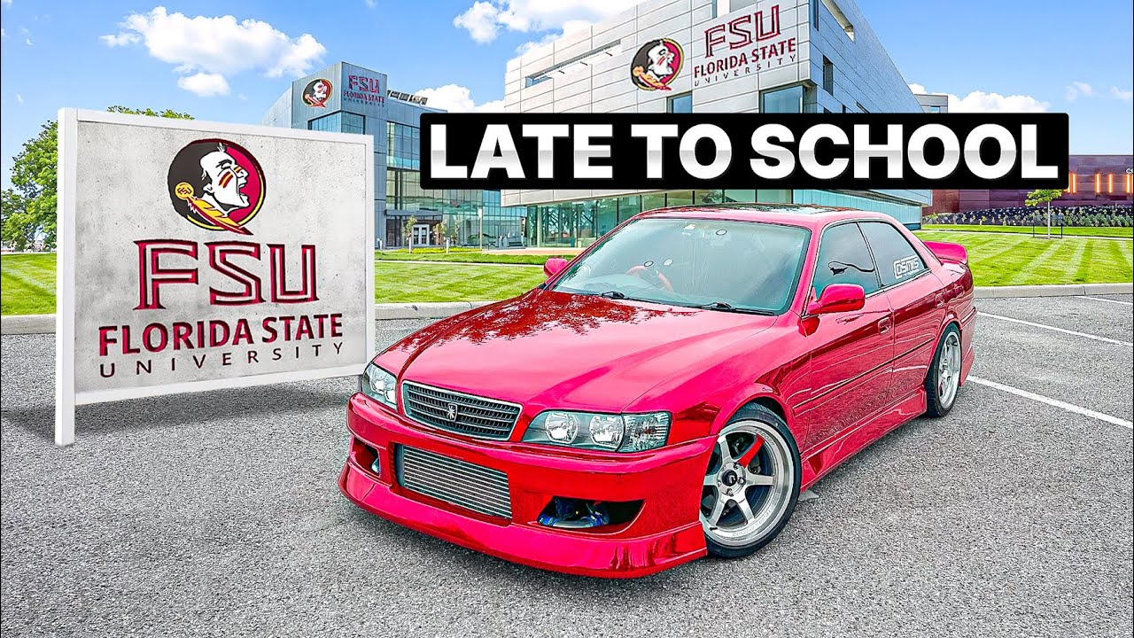 Late To School In My Sleeper Toyota Chaser *POV*