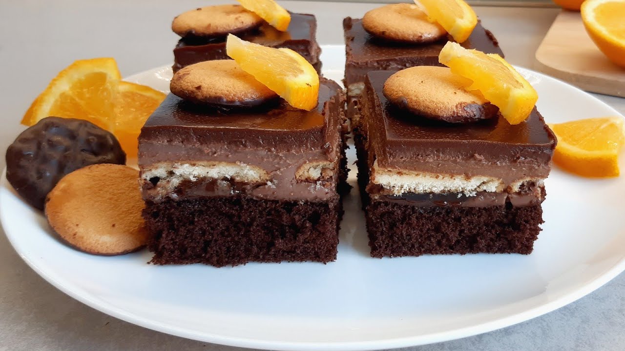 JAFFA KOCKE  Brzi Kolač bez puno petljancije Recept je na žlice da je još brže i jednostavnije 🥄🍫🍊