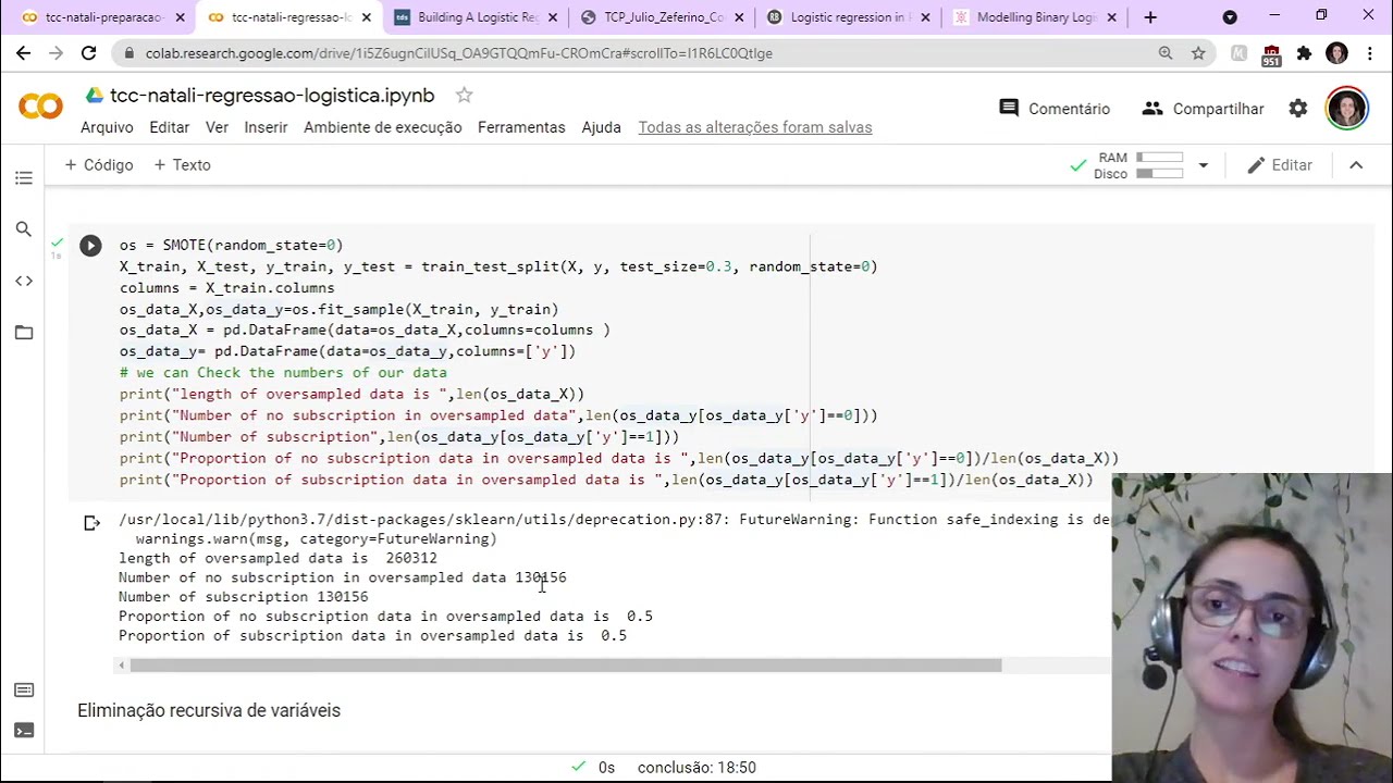 Regressão logística dos dados da PNS 2019 usando Python no Google Colab (continuação)