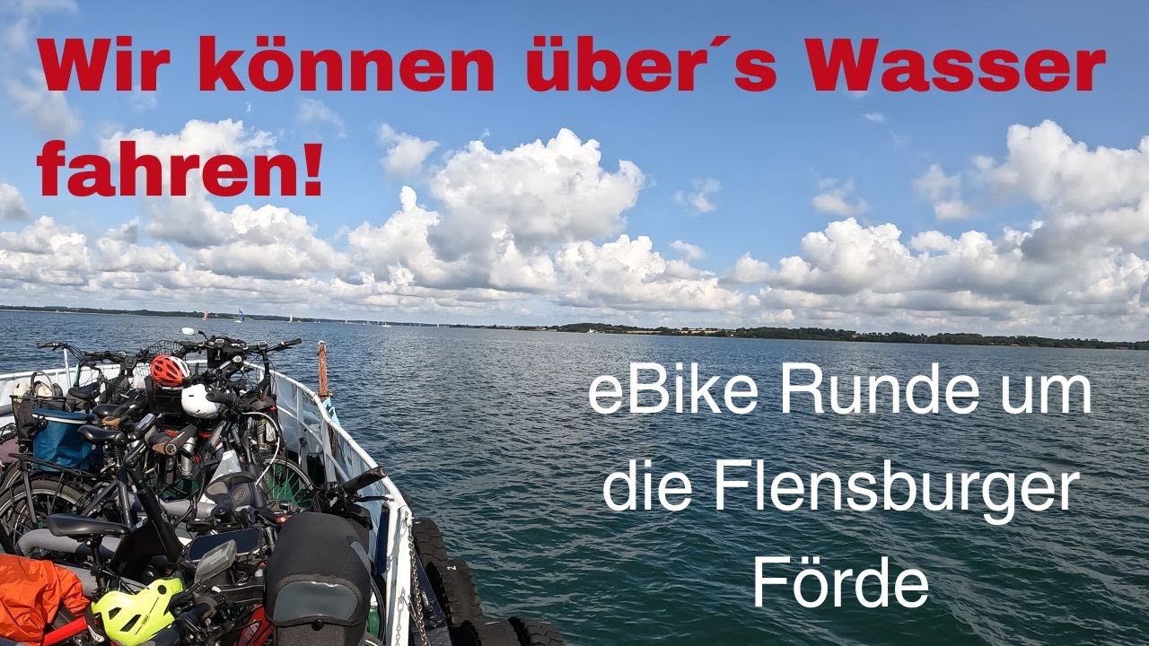 ein nasser Start zur eBike Runde um die Flensburger Förde! - 2. Tour an der Ostsee -