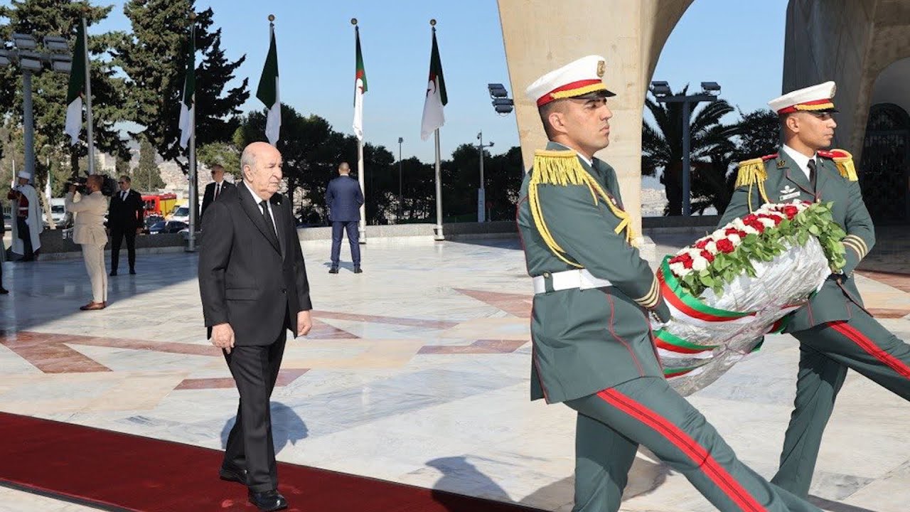 71e anniversaire du 1 Novembre 1954 : Le Président Tebboune se recueille à la mémoire des martyrs