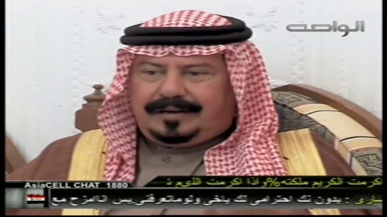 الشيخ/ فيصل بن عجمي بن سويط شيخ شمل قبيلة الظفير لقاء قناة ألواحه