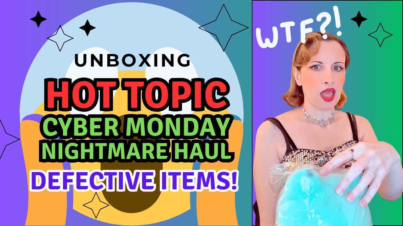 Hot Topic Nightmare Haul 😱 #damagedgoods