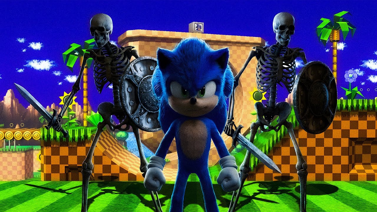 Skeleton Banging Shield x Green Hill Zone Theme (COVER)