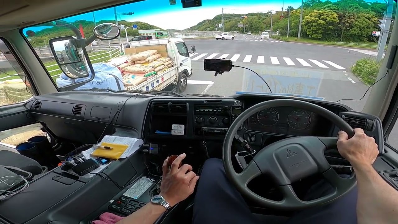 Dirigindo caminhão no Japão - GoPro