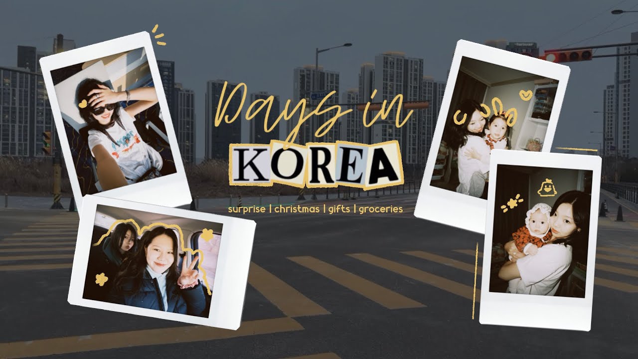 VLOG: Приехала сюрпризом в Корею: Рождество, подарки и будни | Surprise trip to Korea