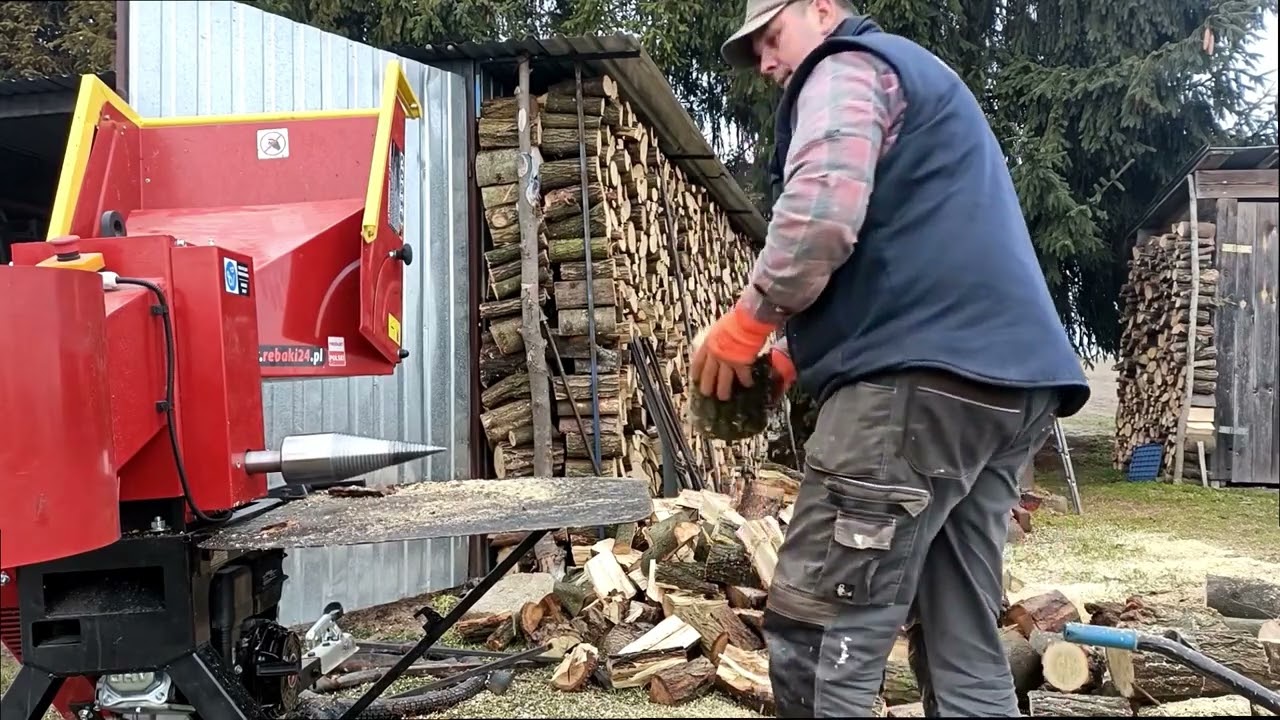 Rębak RS-80 moje modyfikacje (świder do łupania)
