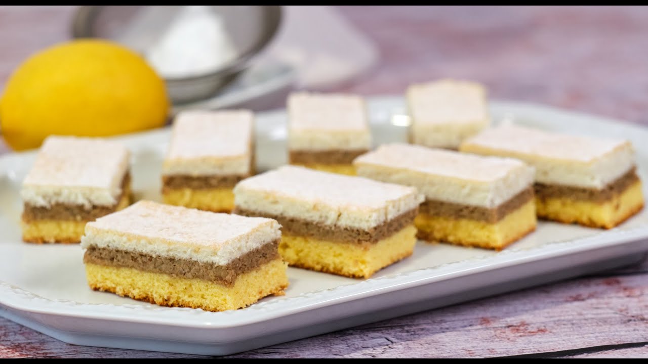 Limun šnite s orasima 🍋 SVE SE PEČE ZAJEDNO - savršen kolač za blagdane