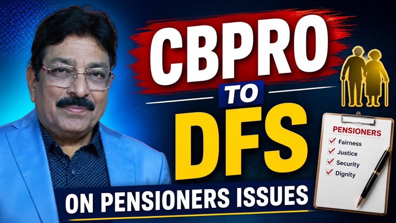 BANK PENSIONERS - CBPRO TO DFS ON PENSIONERS ISSUES!!