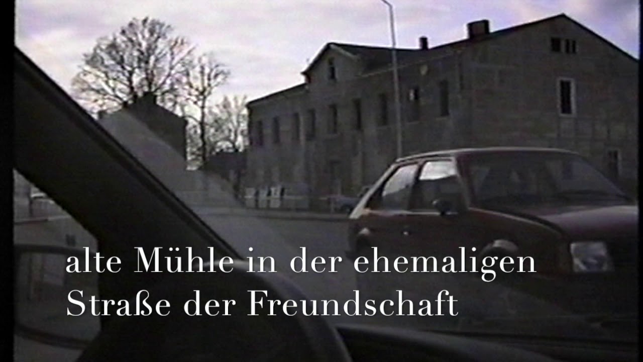 Eine kurze Fahrt durch Pasewalk am Ostersonntag 1993