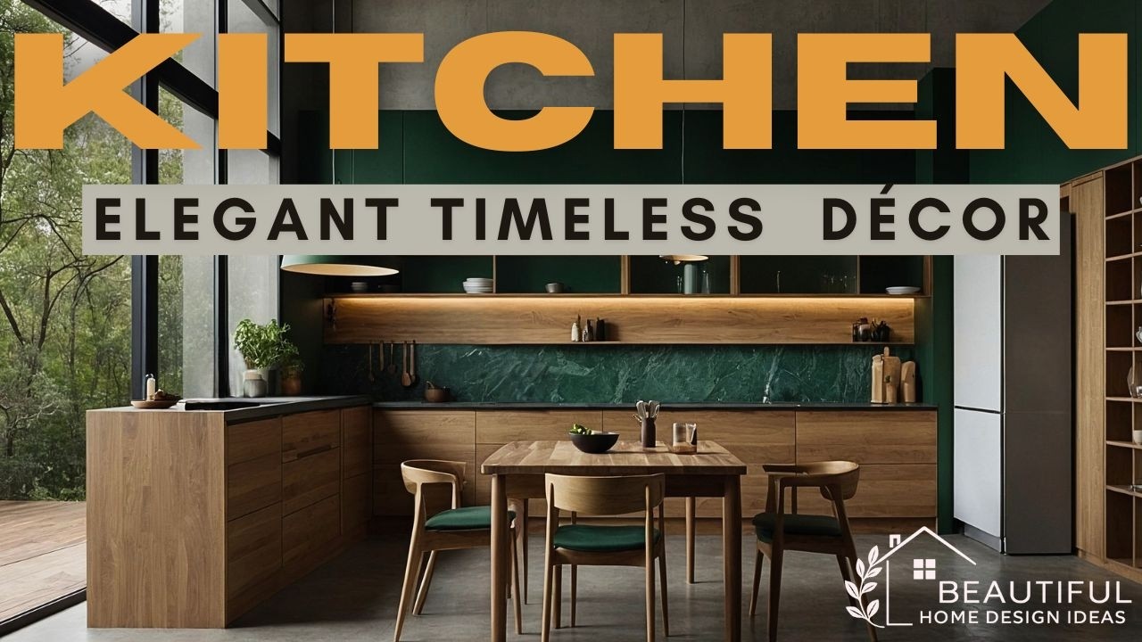 Elegant Timeless Kitchen Décor Ideas That Never Go Out of Style – 2025