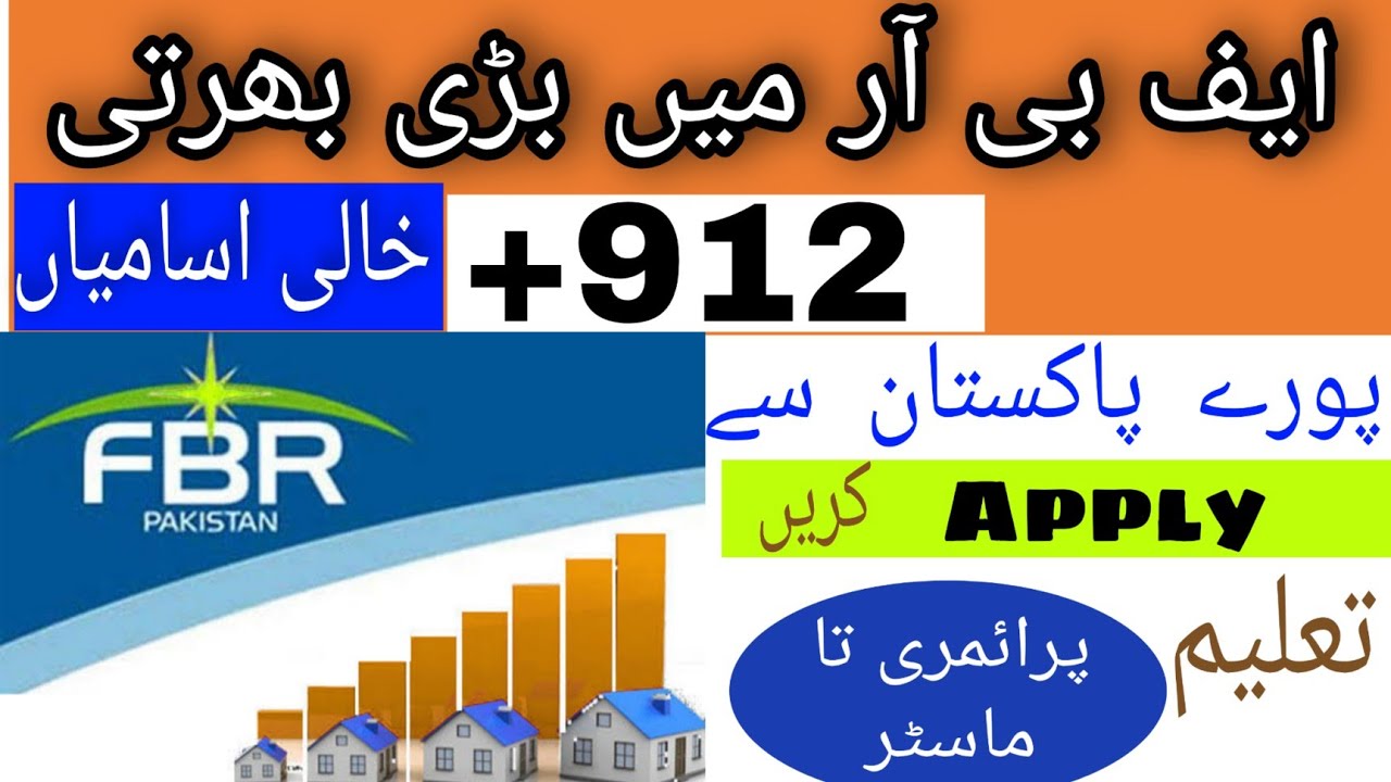 FBR new jobs 2021| Federal board of Revenue jobs 2021| FBR jobs Advertisement 2021| latest jobs