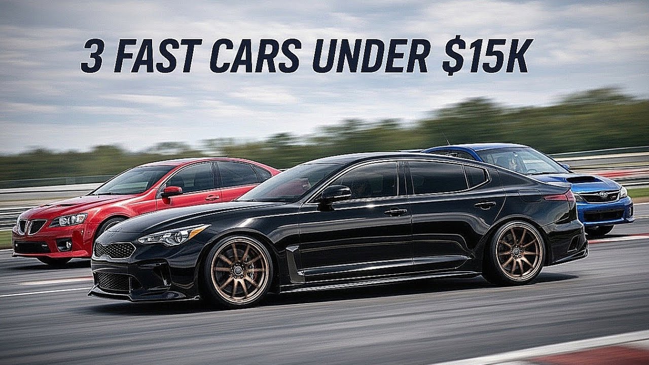 3 FUN and FAST Cars Under $15,000!