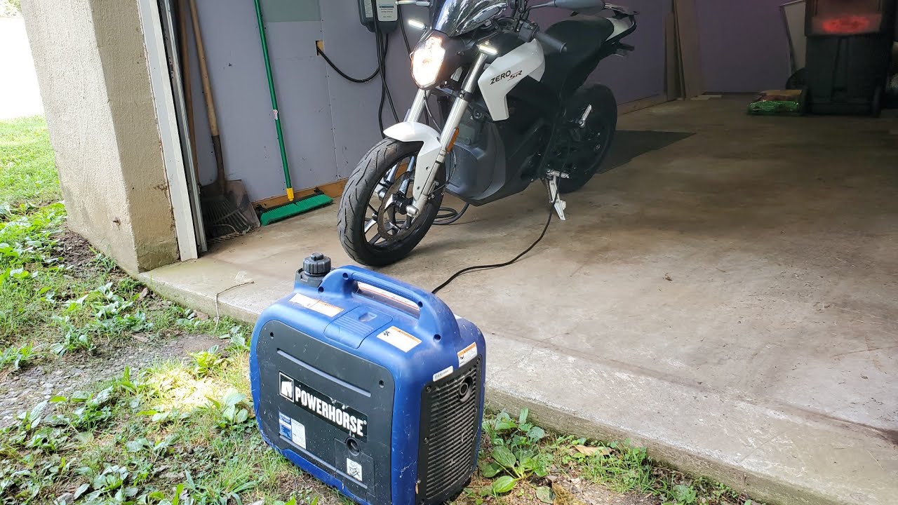 Charge ZERO SR with generator.
