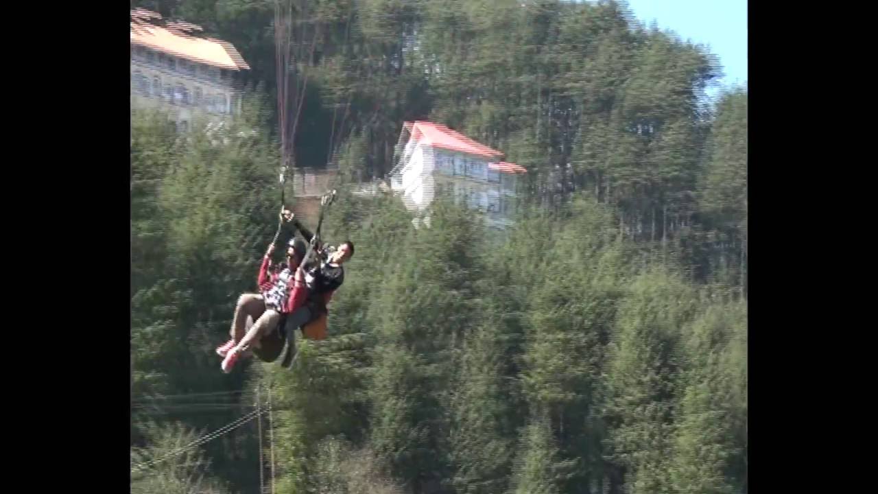 Paragliding at khajjiar,Dalhousie(Himachal Pradesh)
