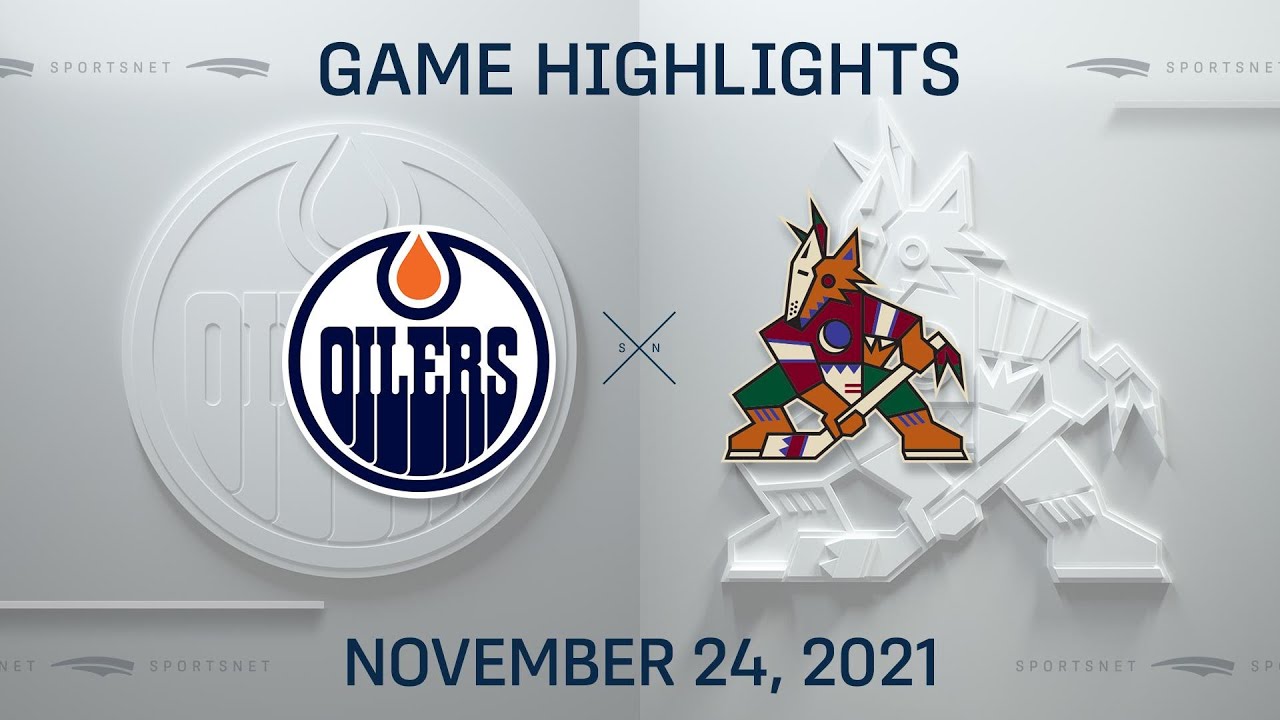NHL Highlights | Oilers vs. Coyotes - Nov. 24, 2021