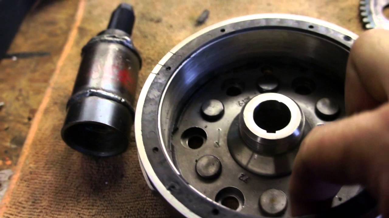 Yamaha Grizzly 660 starter clutch screw up
