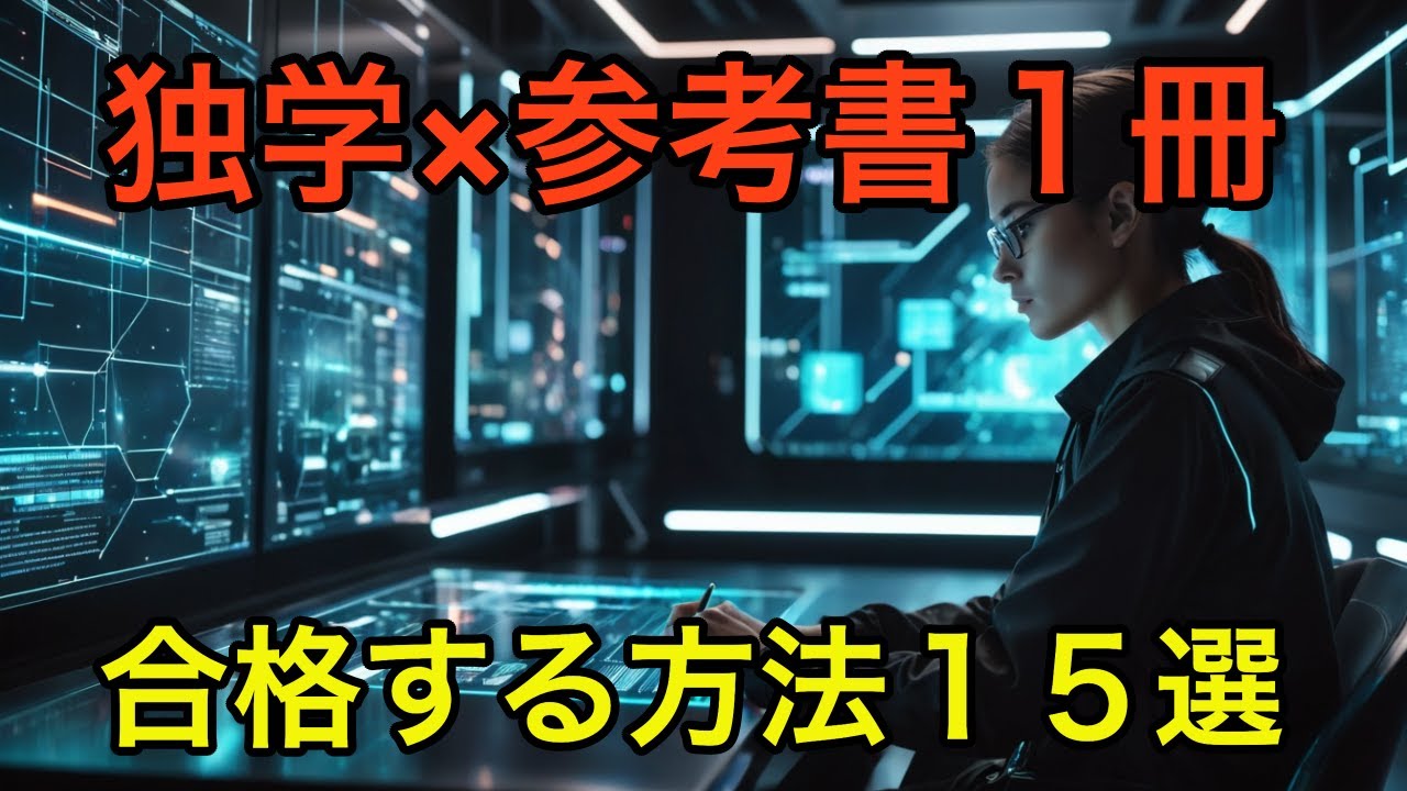 【完全版】独学×参考書1冊 合格戦略15選