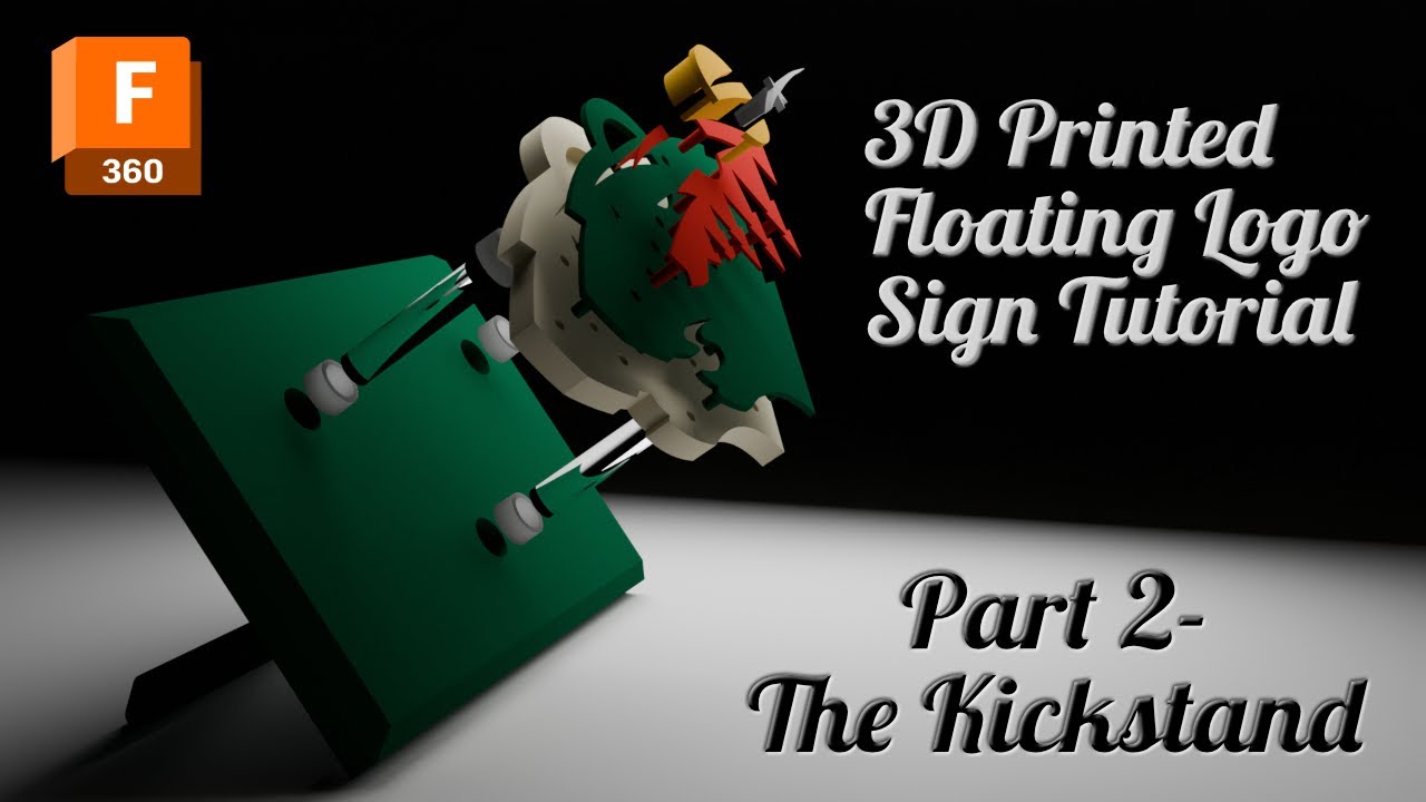 Fusion 360 Tutorial - 3D Printed Floating Logo Sign Part 2
