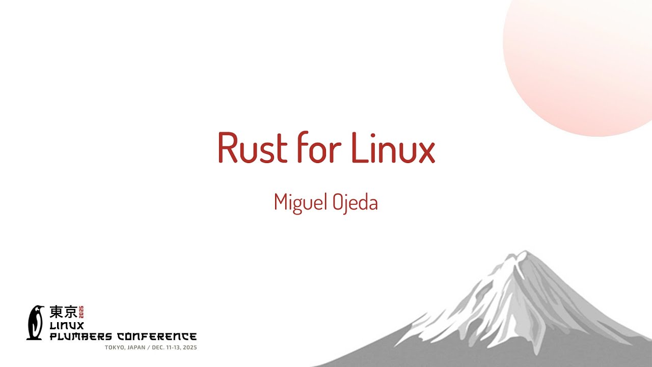 Rust для Linux - Мигель Охеда